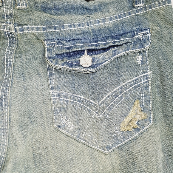 Basic Code Men's Grey Slim Straight Fit Size 36/34 Jeans - Picture 10 of 14